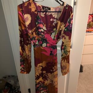 Lulu’s Floral Maxi Dress!